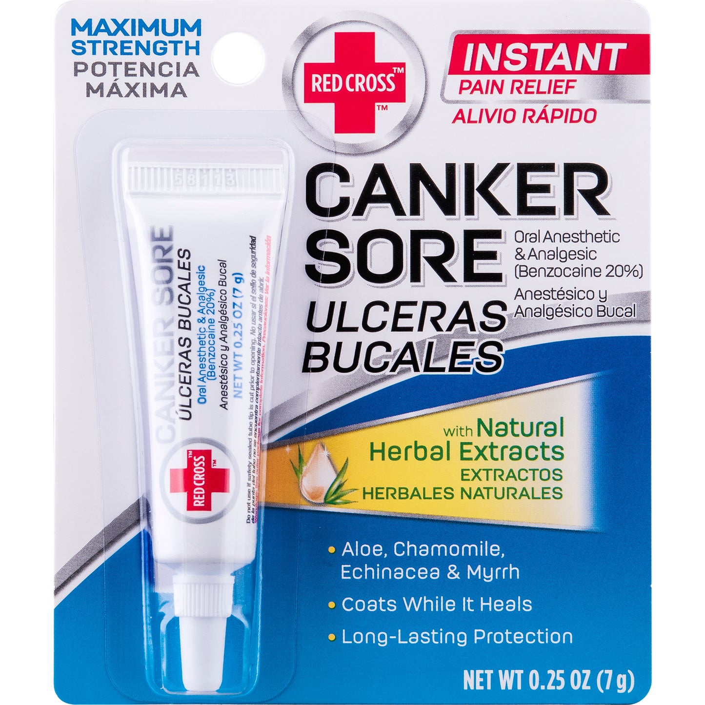 RED CROSS CANKER SORE MEDICATED .25 OZ