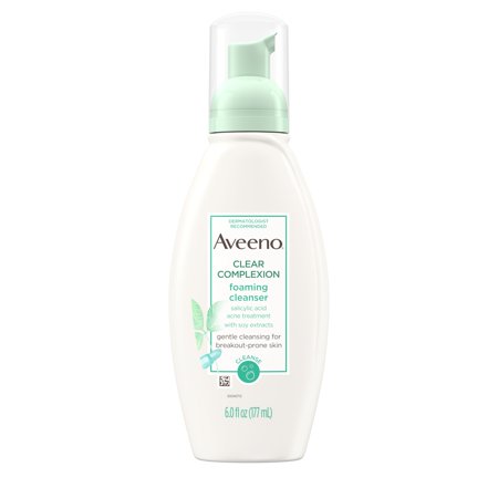 AVEENO CLEAR COMPLEX FOAM CLEANSER PUMP 6 OZ