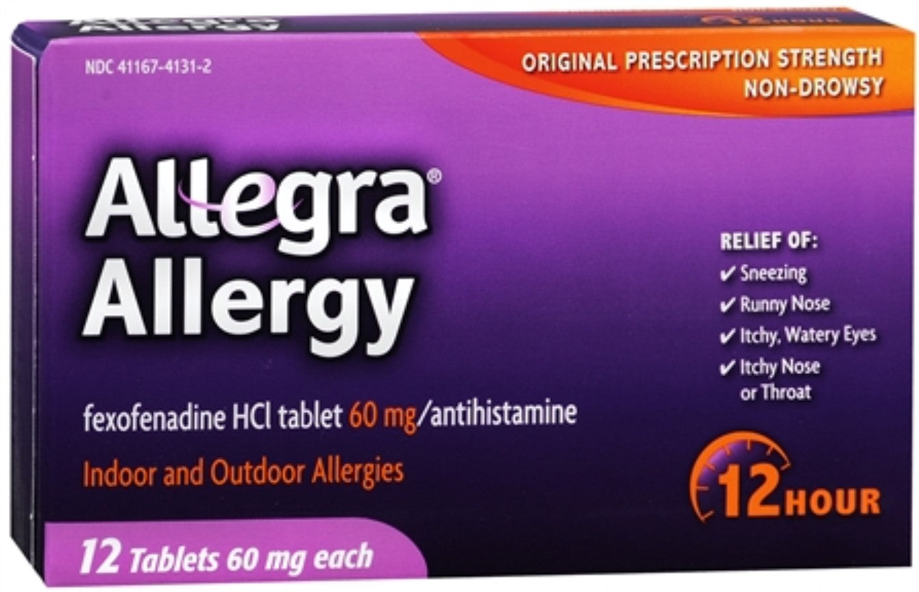 ALLEGRA ADULT 12 HR TAB 60 MG 12 OTC