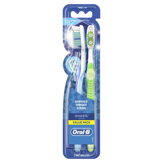 ORAL B VIVID LUMINOUS TOOTHBRUSH MEDIUM 2