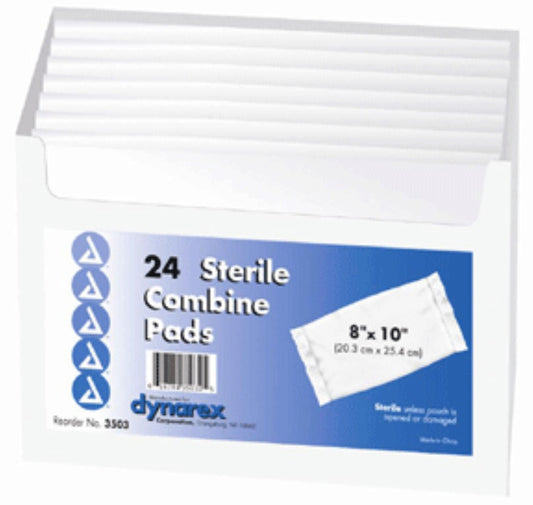 COMBINE PAD LATEX FREE ST 8 X 10" (24)