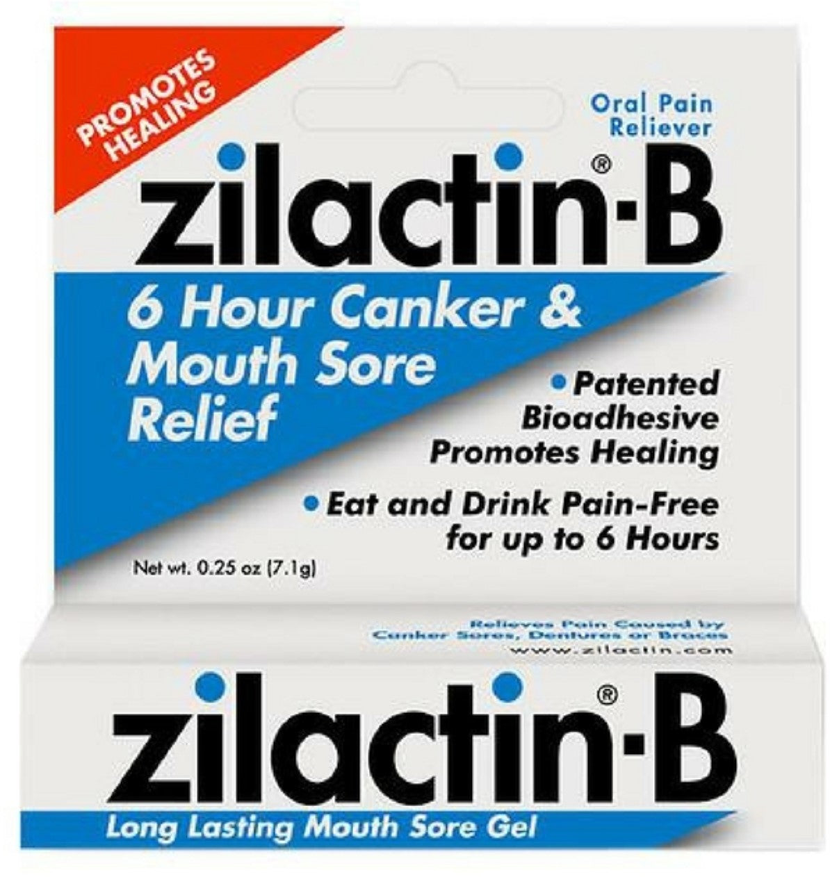 ZILACTIN-B MEDICATED GEL W/BENZ .25 OZ
