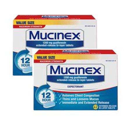 MUCINEX MAX ER TAB 1200 MG 42