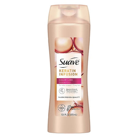 SUAVE PROF KERATIN INF C/CARE SHAMPOO 12.6 OZ