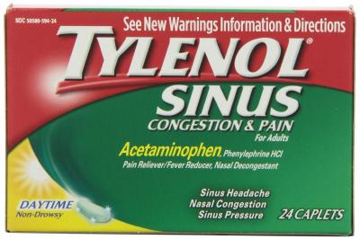 TYLENOL SINUS CONGESTION & PAIN DAY CAPLET 24