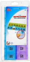PILL REMINDER 7 DAY LOCK AM/PM XXL