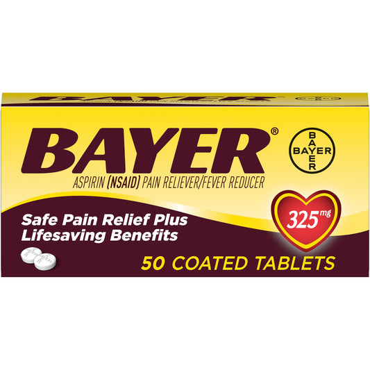 BAYER ASPIRIN TAB 5 GR 50