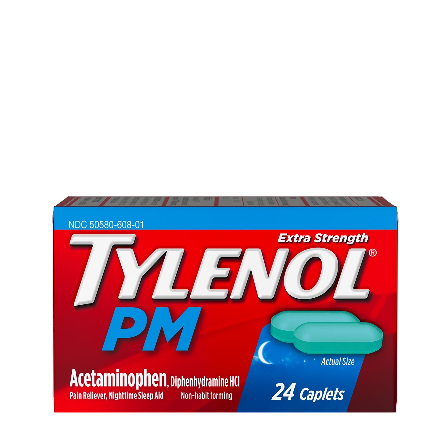 TYLENOL PM EXTRA STRENGTH CAPLET 24