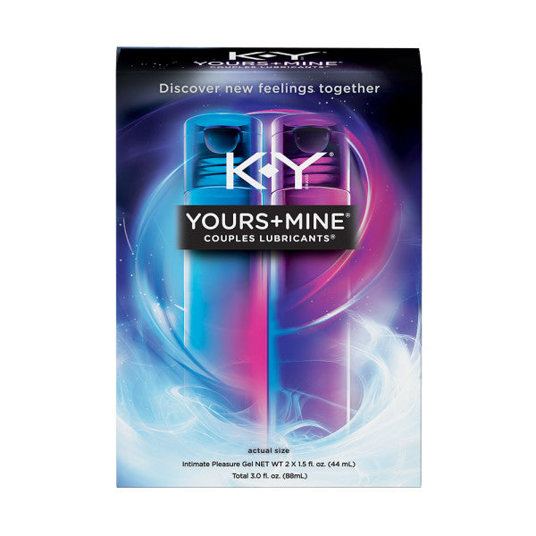 KY YOURS & MINE COUPLES LUB KIT 2 X 1.5 OZ