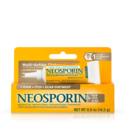 NEOSPORIN + PAIN ITCH SCAR OINTMENT 0.5 OZ