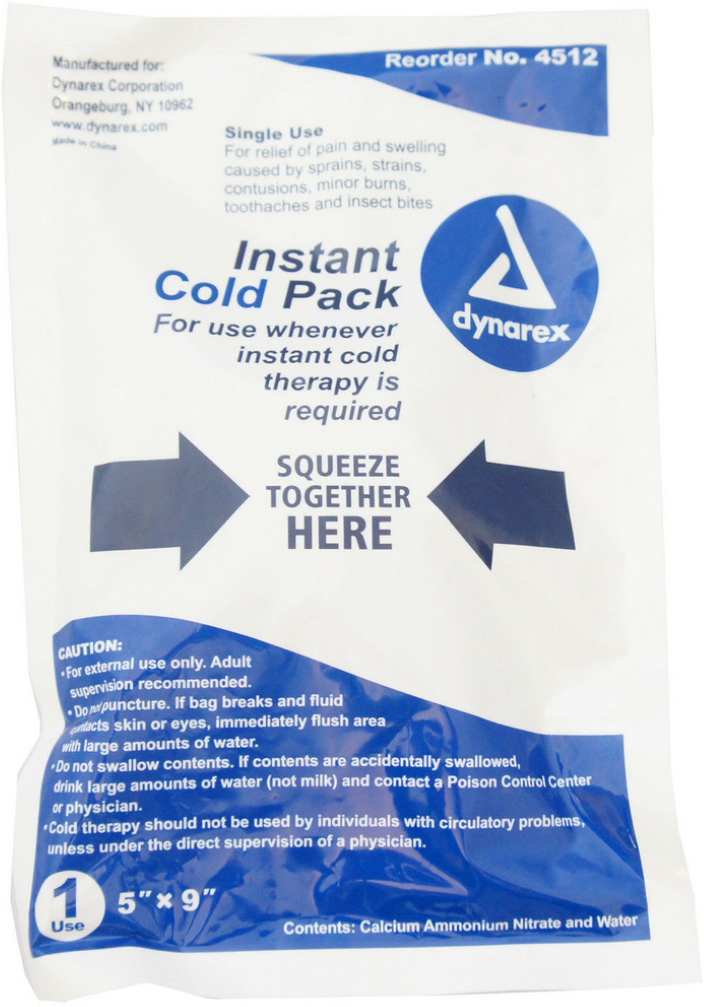 COLD PACK DISP INSTANT 5 X 9" DYNAREX