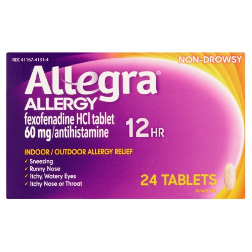 ALLEGRA ADULT 12 HR TAB 60 MG 24 OTC