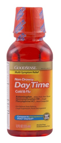 GS DAYTIME COLD & FLU NON-DROWSY 12 OZ