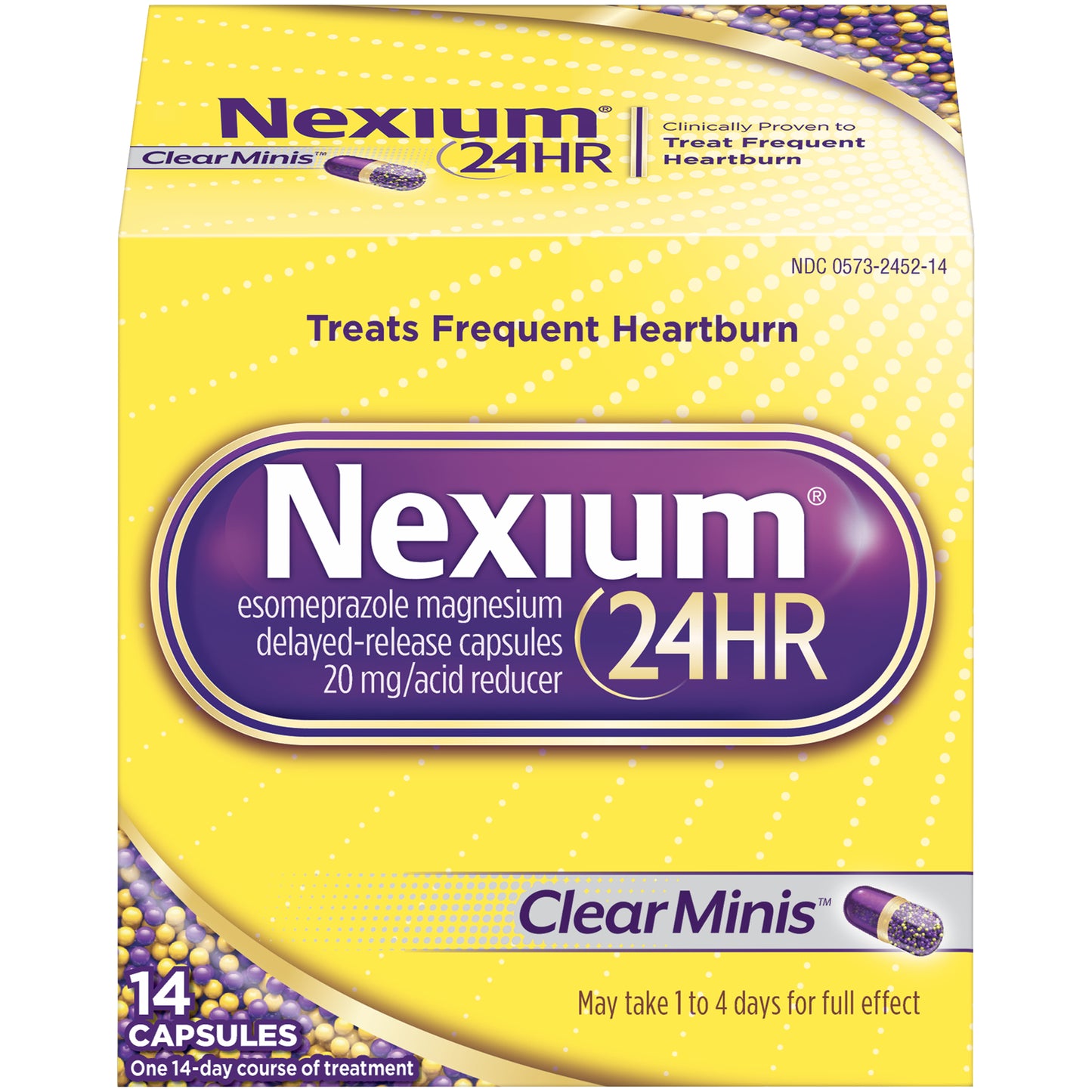 NEXIUM 24 HR CLEARMINIS 14 OTC