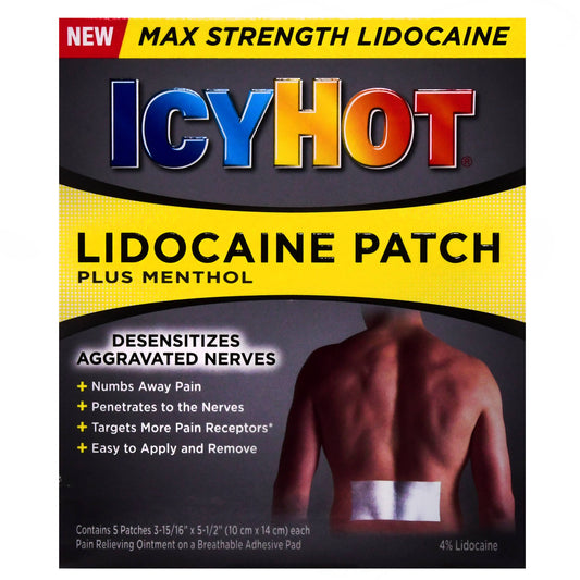 ICY HOT LIDOCAINE PATCH 5