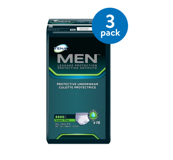 TENA HEAVY PROTECT U/WEAR MEN SUPER + S/M 16