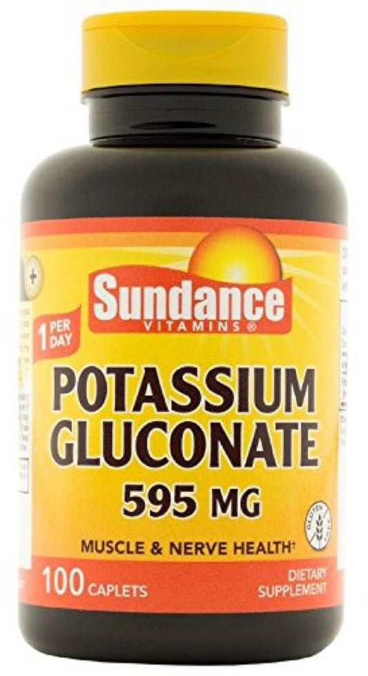 POTASSIUM GLUCONATE CAPLET 595 MG 100 SUNDANC