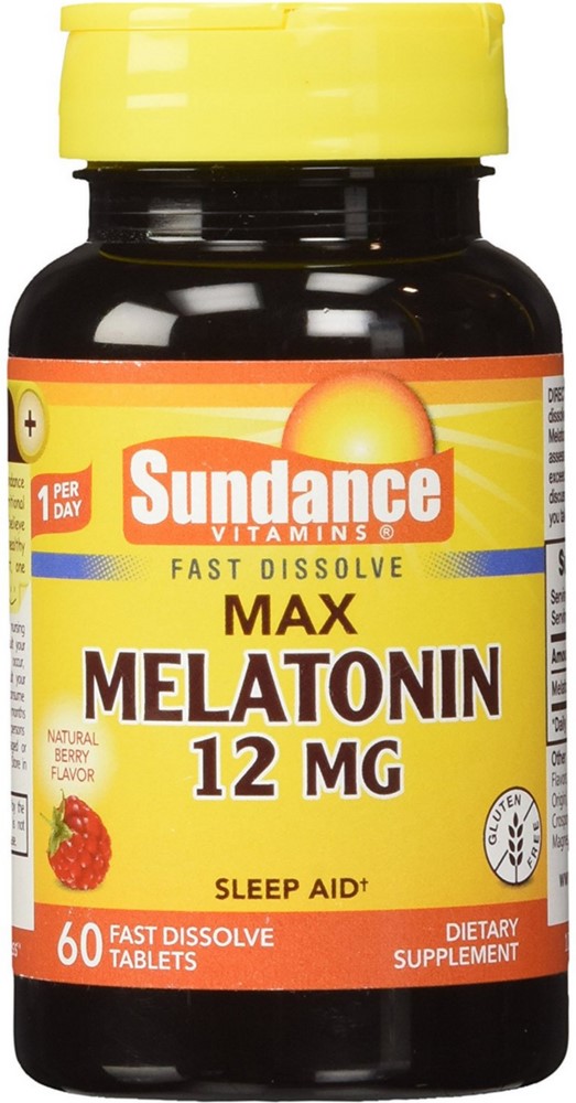 MELATONIN FAST DISSOLVE TAB 12 MG 60 SUNDANCE