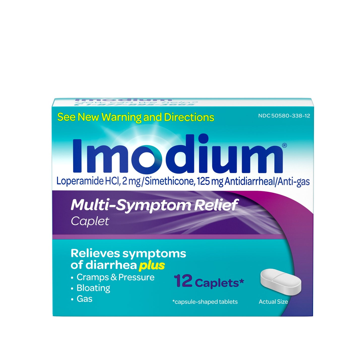 IMODIUM MULTI SYMPTOM RELIEF CAPLET 12