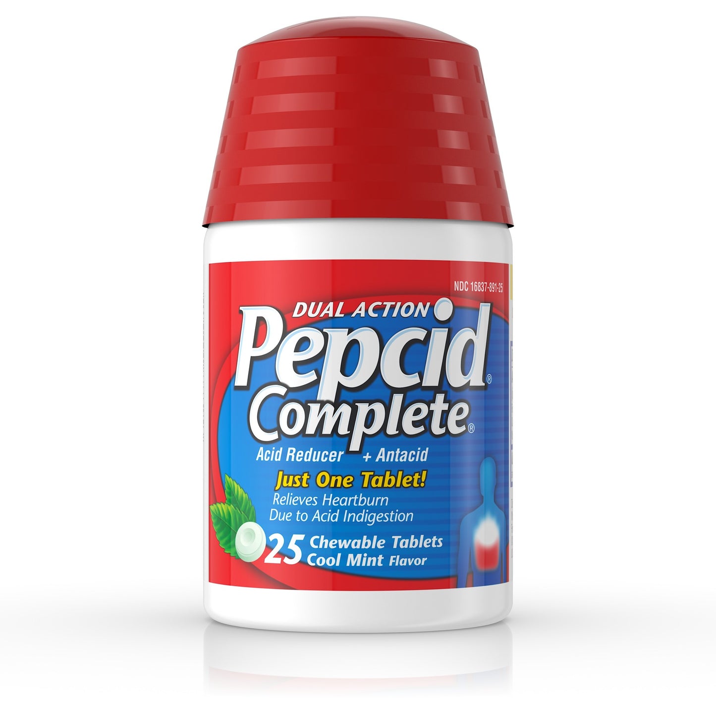 PEPCID COMPLETE CHEWS MINT 25