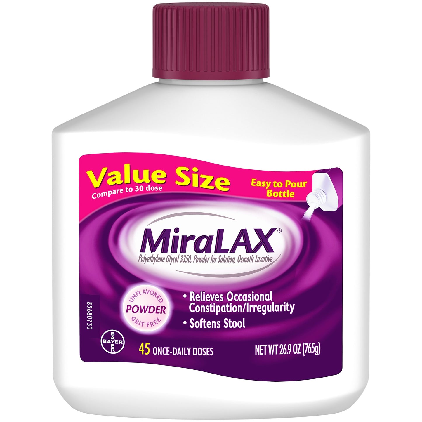 MIRALAX 45 DOSES 26.9 OZ