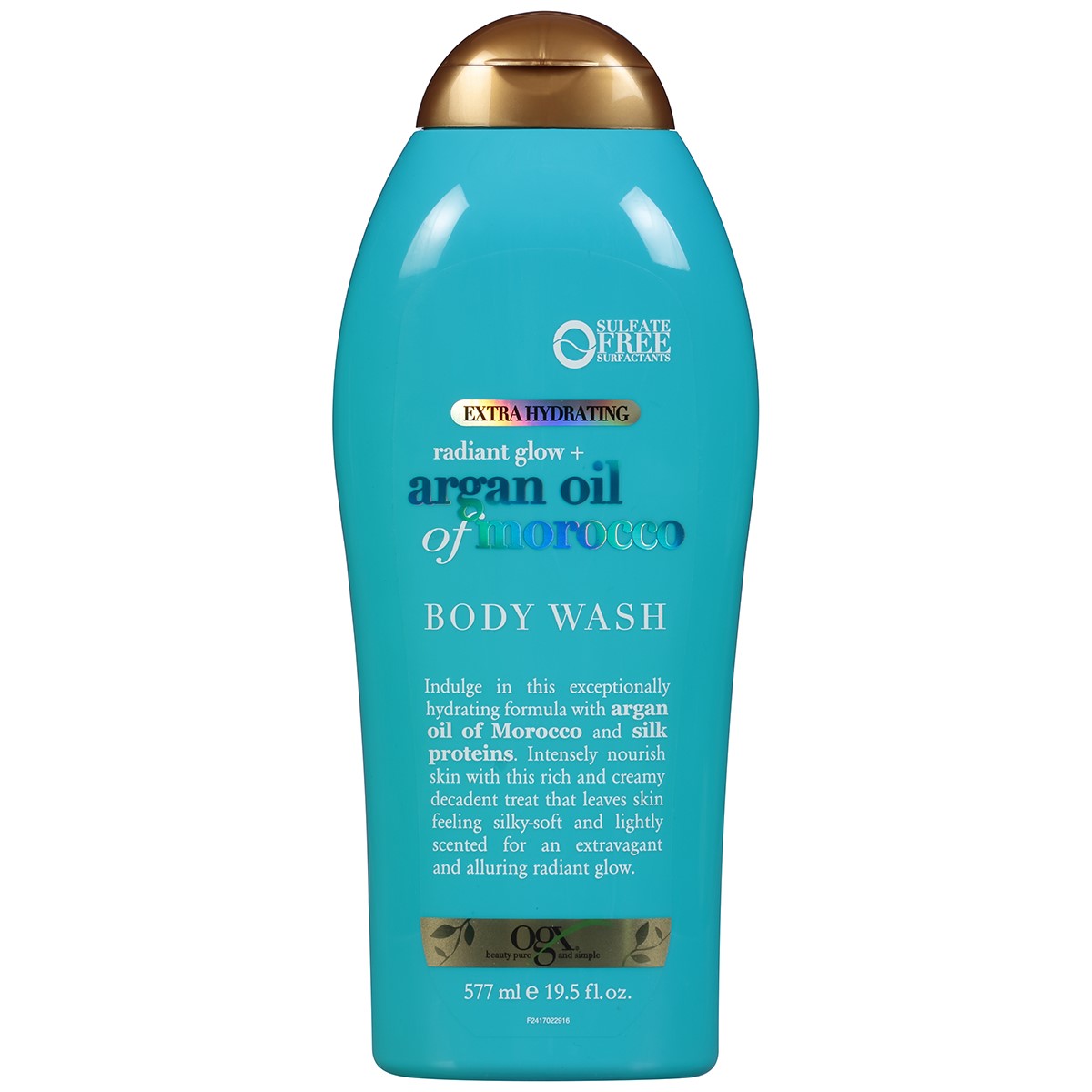 ORGANIX RADIANT GLW ARGAN OIL HYD BWSH 19.5OZ