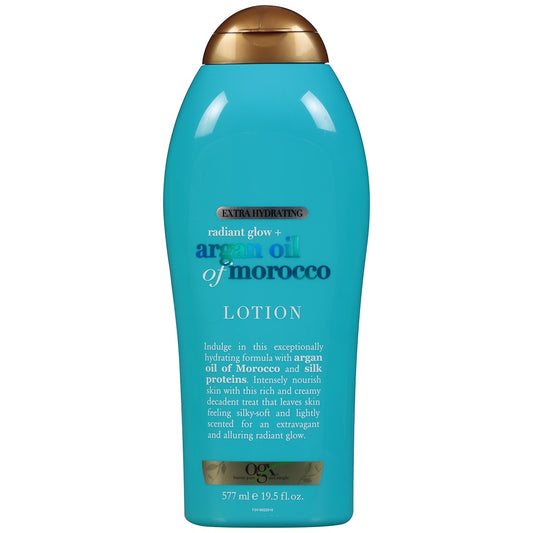 ORGANIX RADIANT GLOW ARGAN OIL HYD LOT 19.5OZ