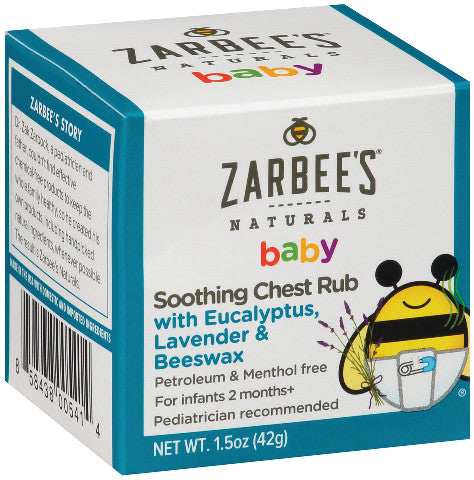 ZARBEES BABY CHEST RUB 1.5 OZ