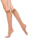 KNEE HIGH 15-20 WOMEN CT SAND SM TF