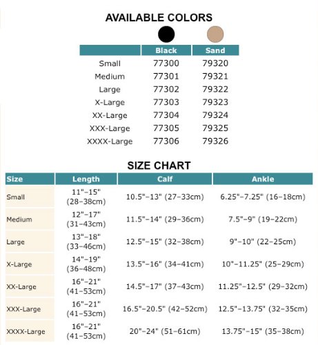 KNEE HIGH 20-30 MEN/WOMEN OT BLACK XL TF