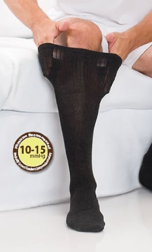 KNEE HIGH 10-15 CORE SPUN WHT MD TF