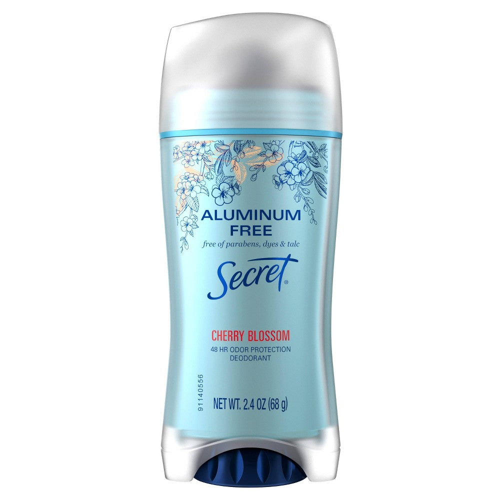 SECRET ALUMINUM FREE DEO CHERRY BLOSSOM 2.4OZ