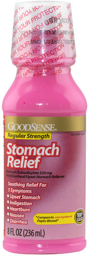 GS PINK BISMUTH STOMACH RELIEF REG STR 8 OZ