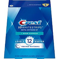 CREST 3D WHITESTRIPS 1-HOUR EXPRESS 10