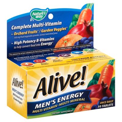 ALIVE MEN ENERGY TAB 50