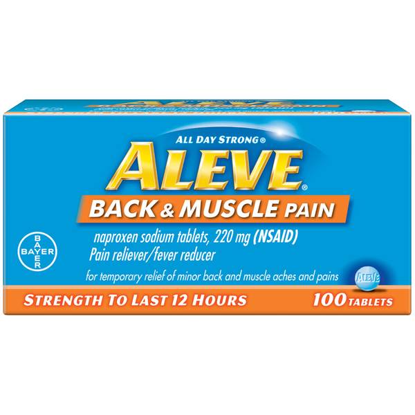 ALEVE BACK & MUSCLE PAIN TAB 90