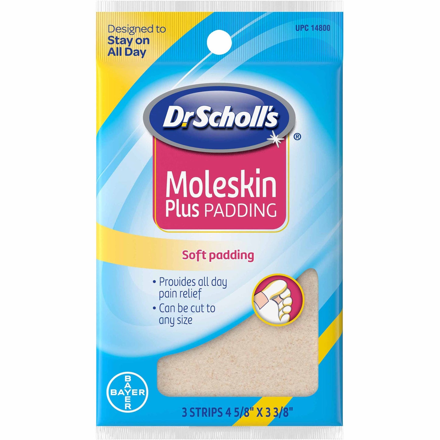 DR SCHOLLS MOLESKIN + PAD STRIPS 3