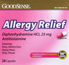 GS DIPHENHYDRAMINE HCL CAP 25 MG 24