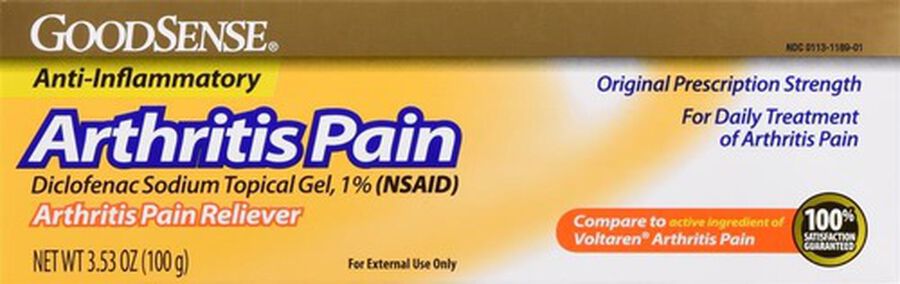 GS DICLOFENAC SODIUM TOP GEL 1% 100 GM