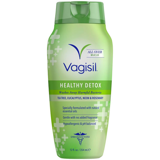 VAGISIL WASH HEALTHY DETOX 12 OZ