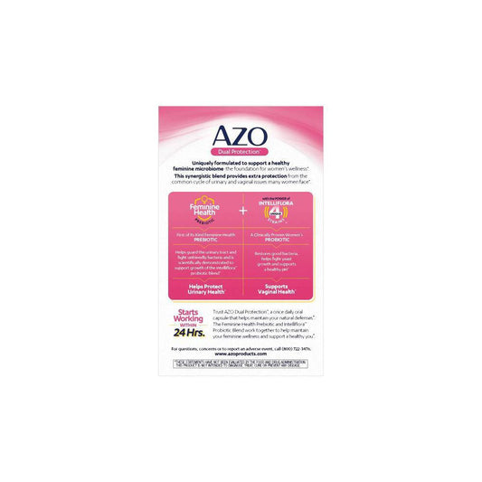 AZO PROBIOTIC DUAL PROTECTION 30 CAPS