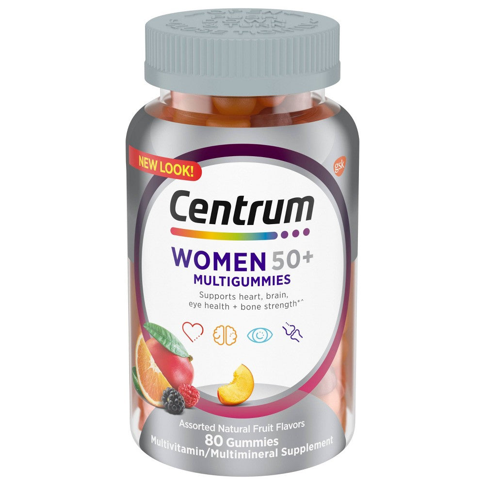 CENTRUM WOMEN 50+ MULTIVITAMIN GUMMY 80