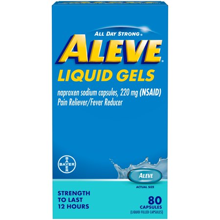 ALEVE LIQUID GELS 80