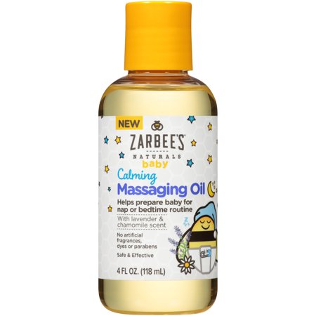 ZARBEES BABY CALMING MASSAGE OIL 4 OZ