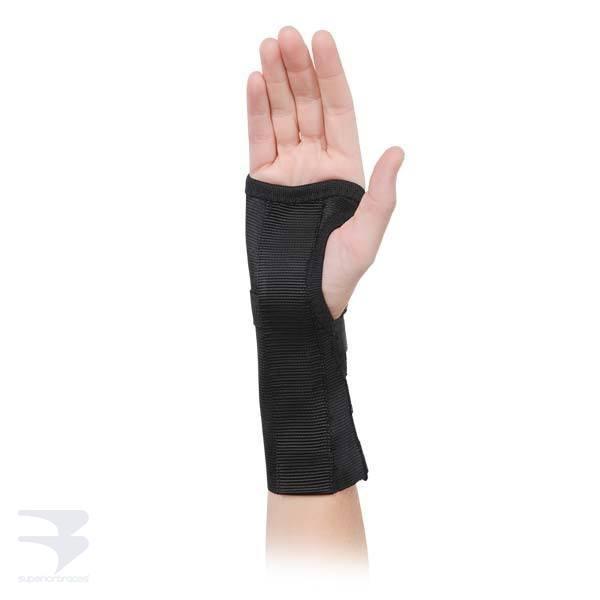 WRIST BRACE ELASTIC COCK-UP RT LG AO