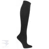 KNEE HIGH 15-20 MEN SOCK BLACK LG AO