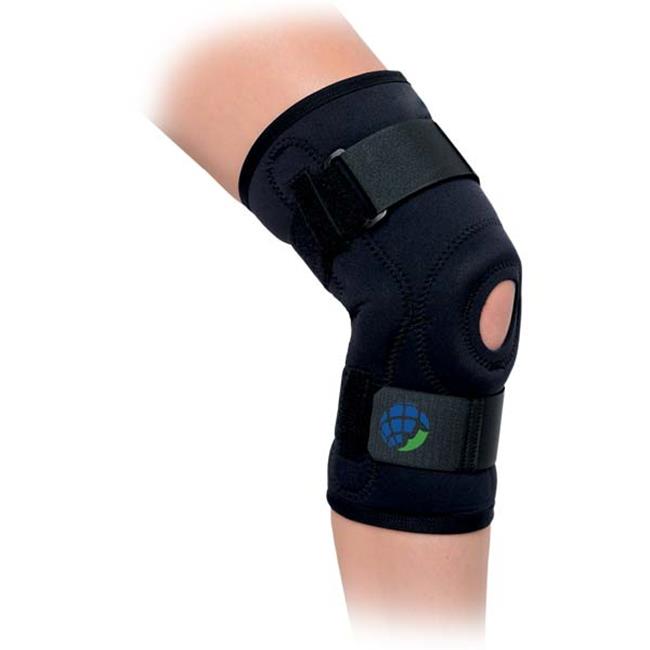 KNEE BRACE HINGED DELUXE LG 15.5-18" AO