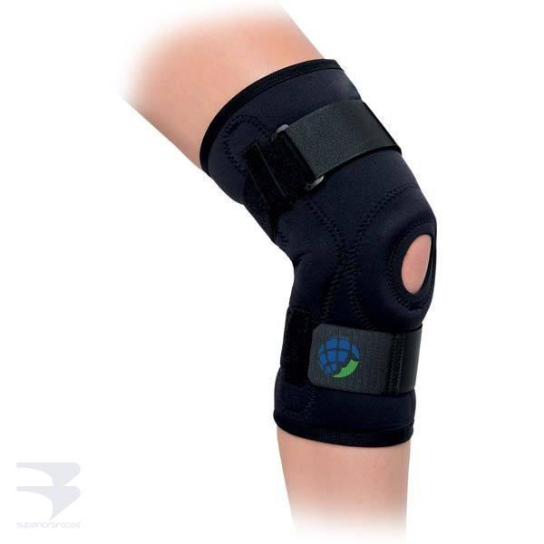 KNEE BRACE HINGED DELUXE MD 14-16" AO
