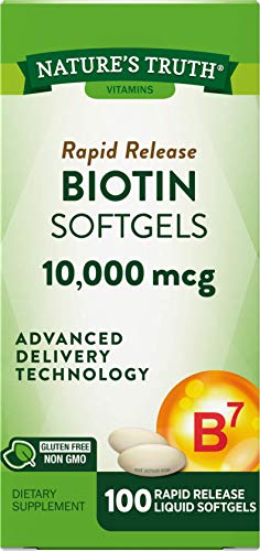 BIOTIN SOFTGEL 10,000 MCG 100 NT