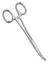 FORCEPS KELLY STEEL CURVED 5 1/2"